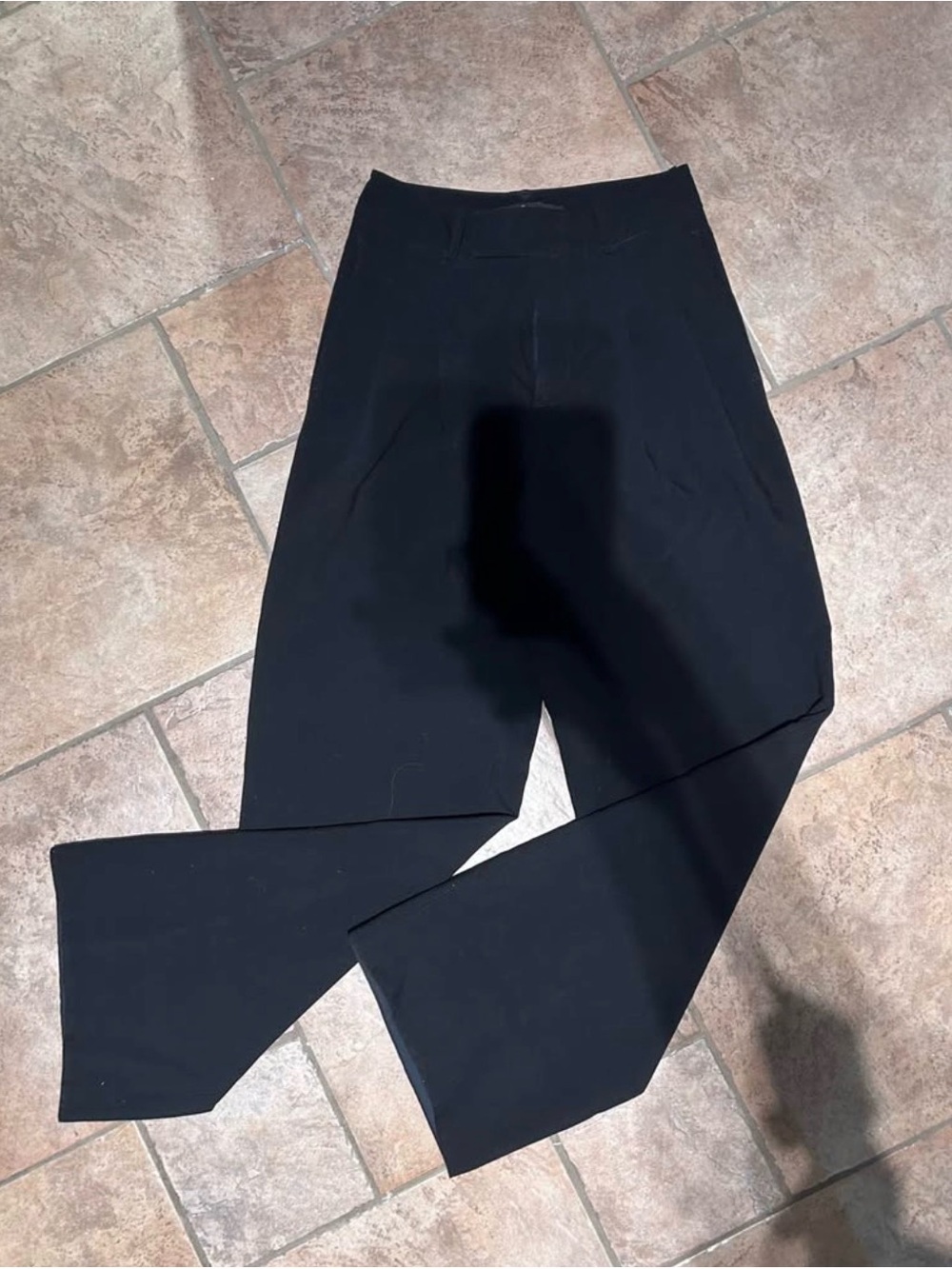 Simons Black Wide-Leg Pull-On Trousers